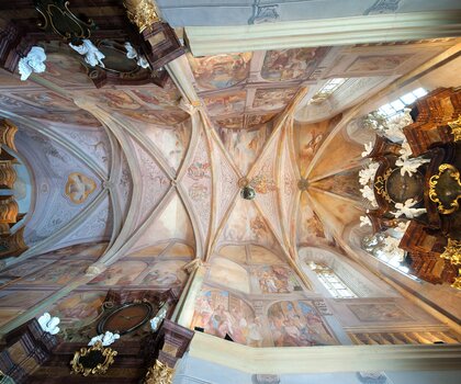 Klenba kaple svatého Ducha v Gotickém paláci