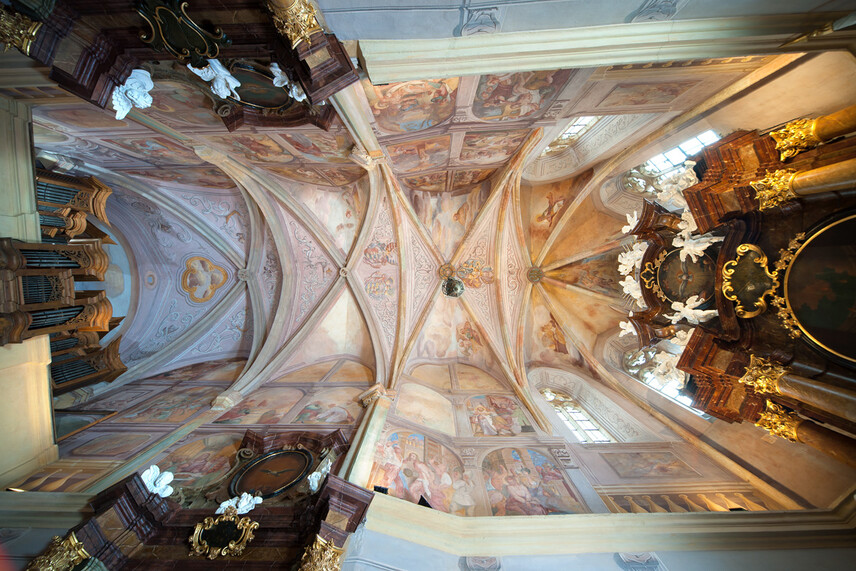 Klenba kaple svatého Ducha v Gotickém paláci